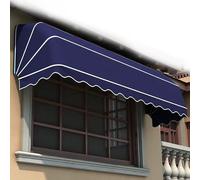 Auvent de balcon réglable, résistant aux UV et imperméable, avec manivelle, sans perçage, pare-soleil parfait pour extérieur, terrasse et balcon, installation facile