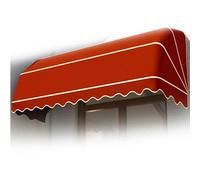 Auvent de balcon rétractable et réglable, résistant aux UV, imperméable, avec pince en aluminium, sans perçage, pare-soleil parfait pour terrasse et balcon