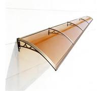 Auvent De Balcon, Store De Fenêtre, Support en Aluminium Et Panneau en Polycarbonate, Grande Capacité De Charge, Protection Contre Le Soleil, La Pluie Et(50x120cm/19.6x47.2in)