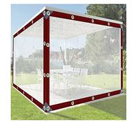Auvent de balcon transparent, imperméable, résistant aux UV et à la poussière, pour fleurs et piscine, idéal pour la protection du jardin (3 x 6 m)