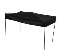 Auvent de Camping Noir, pour Wagon Pliable Anti-UV et Imperméable | Structure Pliable Rapide, Toile Oxford, Fixation Sécurisée, pour Plage et Chariot Utilitaire