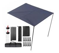 Auvent De Camping Pour Voiture - Tissu Résistant Aux UV, Panneau D'ombrage Résistant Aux Intempéries, Abri Latéral Durable Avec Fonction De Protection PU3000 Mm | Overlanding Extérieur Pour L'utilisat