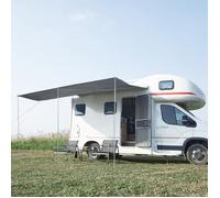 Auvent de caravane Beuningen 400 x 240 x 235 cm gris