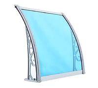 Auvent de fenêtre de porte, auvent de toiture, couverture de patio, protection contre la pluie, panneau en polycarbonate, protégez vos visiteurs, support en alliage d'aluminium, facile à assembler (co