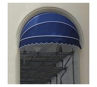 Auvent de fenêtre de Porte, Couverture d'auvent de dôme en Tissu de Polyester d'entrée, Protection Contre la Pluie et la Neige pour Patio extérieur Pliable, Support de Tuyau Galvan