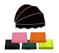 Auvent de fenêtre en toile de style dôme pour portes, cadre galvanisé pliable, protection contre la pluie, le soleil - Pour terrasse, magasin, porte d'entrée (noir, 80 cm)