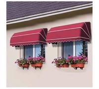 Auvent de fenêtre et de porte en tissu toile résistant à l'eau pour extérieur, terrasse, couverture pliable, 120 x 60 x 60 cm