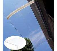 Auvent de fenêtre Invisible en Polycarbonate, 1 pièce, Pare-Soleil Transparent for la Protection des Portes extérieures et du Jardin(40x170cm)