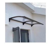 Auvent de fenêtre résistant aux UV - Design incurvé - Pour terrasse et porte d'entrée - 45 x 150 cm - Auvent d'extérieur pour une protection et un style améliorés