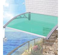 Auvent de fenêtre vert - Protection UV pour porte d'entrée, terrasse et patio, couverture contre la pluie et la neige, pare-soleil pour porche, auvent résistant aux intempéries pour une vie extérieure
