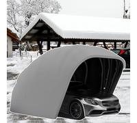 Auvent de garage semi-automatique rétractable - Design en acier inoxydable durable - 5,5 x 2,5 x 2,3 m