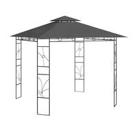 Auvent de gazebo extérieur 3x3m en crème, taupe et anthracite vidaXL vidaXL