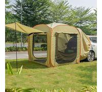 Auvent de hayon de voiture avec auvent extensible automatique et écran pour le camping, les voyages en famille et les pique-niques