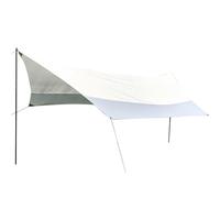 Auvent de jardin - Abri de plage - 520 x 450 cm - Protection UV robuste - Tente en tissu - Ombrage de camping pour vacances, bronzage et détente en plein air