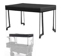 Auvent de jardin avec tissu Oxford 600D résistant à l'eau pour toutes les activités de plein air et pour chariots (camouflage gris)