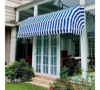 Auvent de jardin pliable manuel pour protection contre les UV et la pluie, pare-soleil rétractable pour porche ou café