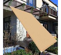 Auvent de jardin rectangulaire avec protection UV - 3,6 x 4,5 m - Bloque 95 % du soleil - Résistant aux intempéries - Beige