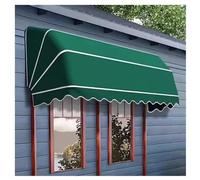 Auvent de jardin rétractable en toile pour portes et terrasse, auvent imperméable et résistant aux UV, cadre pliable en aluminium pour la maison et un usage commercial.