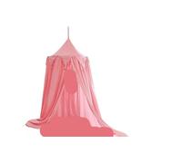 Auvent de lit for enfants, moustiquaire, dôme rond suspendu, château intérieur et extérieur, tente jeu, décoration chambre d'enfant, rideaux pour Adultes(Dark Pink)