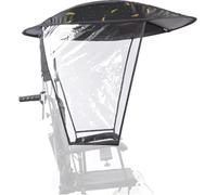 Auvent de Parapluie pour Fauteuil Roulant Électrique, Support de Parapluie pour Fauteuil Roulant, Gaze Latérale Respirante, Protection Résistante Aux U-V, Support de Parapluie pour Fauteuil Roulant