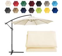 Auvent de Parasol de Rechange, Toile de Rechange pour Parasol pour Bras de 2 M à 6 Bras de 2,7 M à 6 Bras de 2,7 M à 8 Bras de 3 M à 6 Bras de 3 M à 8 Bras, Auvent de Parasol Extérieur