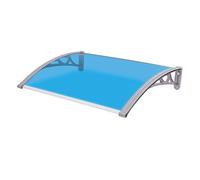 Auvent de Patio Extérieur Auvent de Fenêtre Auvent pour Portes Couverture en Polycarbonate Porte D’entrée UV Pluie Neige Protection Contre Le Soleil pour Porte Avant/arrière