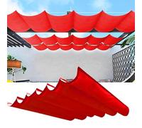 Auvent de pergola incurvé imperméable et rétractable pour patio, terrasse et s (2,5 m x 2,3 m) - Solution d'ombrage extérieure ultime