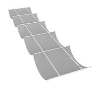 Auvent de pergola rétractable - Auvent d'extérieur en forme de U avec matériel à rouleau coulissant et voile d'ombrage amovible pour terrasse et terrasse, 3 x 4 m, couleur grigio