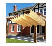 Auvent de pergola rétractable avec kit de montage pour extérieur, terrasse, jardin, véranda