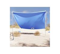 Auvent de plage avec ancres de sable bleu 304x300 cm