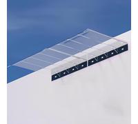 Auvent De Porche Extérieur sans Supports Abris/Marquise Fenêtre pour Porte D'entrée, Jardin, Patio/abri De Pluie Invisible Couverture Transparente(55 * 220cm/22 * 87in)