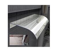 Auvent de porche invisible - Auvent de protection UV en polycarbonate pour porte d'entrée, pare-soleil de fenêtre, pas de support nécessaire, décoration extérieure pour jardin, terrasse et entrées