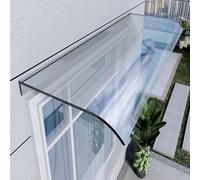 Auvent de Porche Transparent Moderne en Polycarbonate pour Porte d'entrée, abri Contre la Pluie, Protection UV, Pare-Soleil, Porte Avant/arrière, 50 x 280 cm
