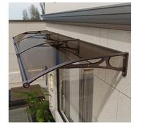 Auvent de porte - Abri d'extérieur coupe-vent et imperméable avec gouttière pour la protection contre les intempéries, idéal pour les entrées et les patios