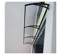Auvent de Porte, auvent de Porche Avant, auvent de Couverture de Patio, abri en Polycarbonate, Conception silencieuse pour Portes, fenêtres et vitrines de Magasin, Protection Contre Les Rayons UV, la