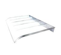 Auvent de porte | Clair for le balcon du porche du patio d’entrée(45x140cm/17.7x55.1in)