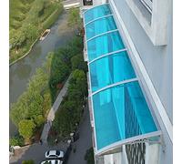 Auvent de Porte Couverture Moderne en Polycarbonate Auvent de Porte d'entrée, abri de Pluie pour fenêtre extérieure pour Protection Contre la Pluie, la Neige et Les UV, pour auvent de Porche