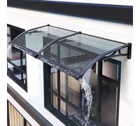 Auvent de Porte de fenêtre, Marquise de Porte d’Entrée en Polycarbonate, Protection Contre Pluie et UV, Auvents extérieurs pour Porche/Patio/terrasse