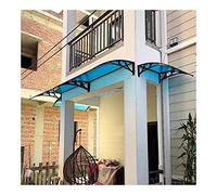 Auvent de porte de jardin extérieur, auvent de porte fenêtre, couverture de terrasse, protection contre les UV, la pluie, la neige, auvent de toit en polycarbonate, abri contre la pluie, support en al