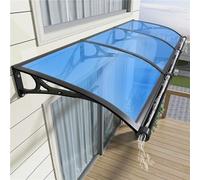 Auvent de porte de terrasse - Protection UV contre la pluie, la neige et le soleil - Abri extérieur élégant pour fenêtres et portes - Idéal pour toutes les conditions météorologiques