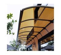 Auvent de porte d'entrée autonettoyant Ning UV Rain ow Protect pour entrée 130 x 300 cm / 51.2x118.1in Couverture de porte extérieure Idéal pour les cours