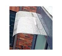 Auvent de Porte D'entrée, Auvent de Fenêtre Extérieure, Abri de Pluie Invisible pour La Protection de La Maison(19.7"x47"=50x120cm)