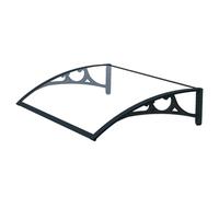 Auvent de Porte d'entrée étanche for l'extérieur, auvent de Jardin arrière, auvent Pare-Pluie et Neige for Patio, Porte, terrasse, Porche(60 * 80)