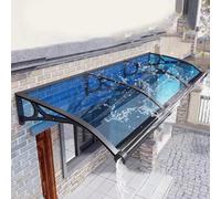 Auvent de porte d'entrée imperméable avec protection UV - Facile à installer - 119,4 x 200,7 cm - Housse résistante aux intempéries pour entrée de maison