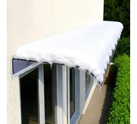 Auvent de Porte d'Entrée Invisible,Toit Abri Protection Contre La Pluie et La Neige,Marquise en Polycarbonate Transparente,Auvent de Fenêtre Silencieux,pour Cour,Bureau (40x150cm/16 x59)
