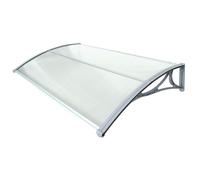 Auvent De Porte D'Entrée Toit Pente Auvent Maison Entrée Porte 120x75cm Gris
