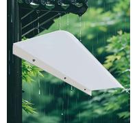 Auvent de porte d'entrée transparent/opaque 130 120 100 110 cm Grandes couvertures extérieures en polycarbonate pour porches résidentiels, terrasses, toits et garages