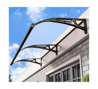Auvent de porte d'extérieur - 120 x 120 cm - Résistant aux intempéries - Abri de pluie pour portes - Auvent durable pour des conditions difficiles - Protection extérieure parfaite et ombre