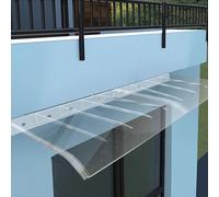 Auvent de porte d'extérieur élégant pour fenêtre de jardin et terrasse, résistant aux intempéries, idéal pour les portes et terrasses