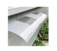 Auvent de porte d'extérieur transparent, anti-bruit, imperméable, 40 x 140 cm, élégant et durable, parfait pour la protection de l'entrée de la maison